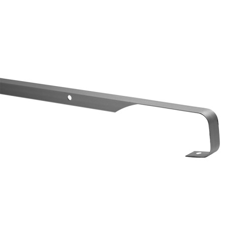 40mm Silver Bullnose Straight Worktop 6mm Rad