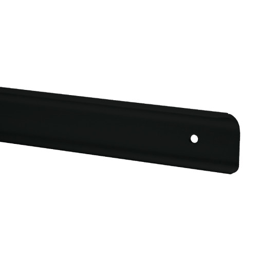 30mm Bullnose Corner Worktop Trim - 6mm Radius - Black