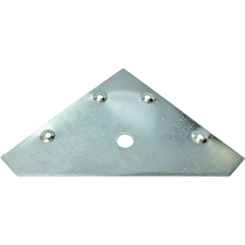 83mm x 83mm ZP Flat Corner Plate