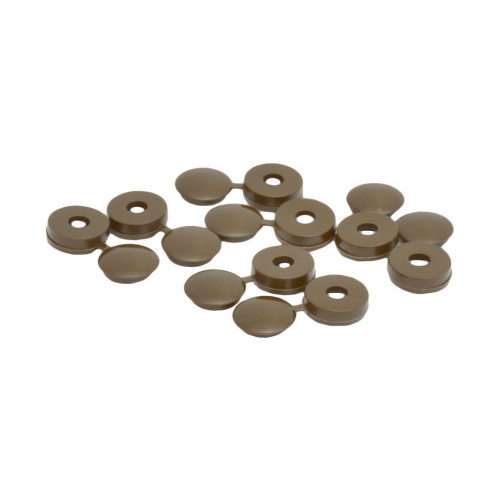 Brown Hinged Screw Covers