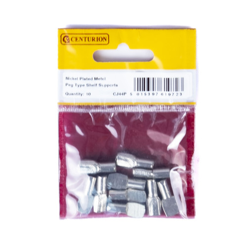 NP Metal Peg Type Shelf Supports (Pack of 10)