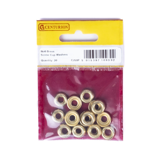 No 6 EB Screw Cup Washers (Pack of 20)