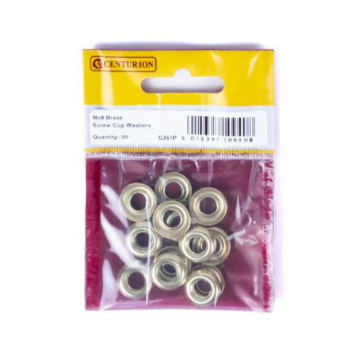 No 8 EB Screw Cup Washers (Pack of 20)