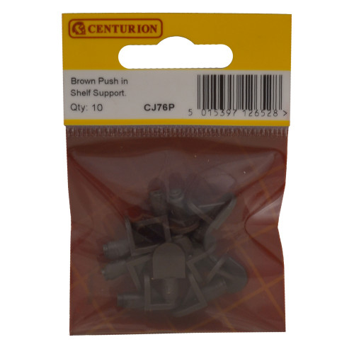 Brown Push In Shelf Support (Pack of 10)