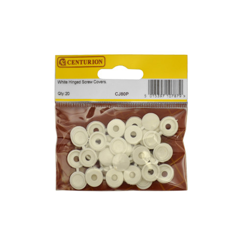 Beige Hinged Screw Covers (Pack of 20)