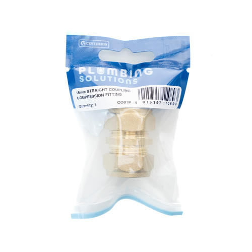 15mm Compression Straight Coupling