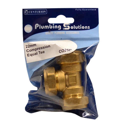 22mm Compression Equal Tee