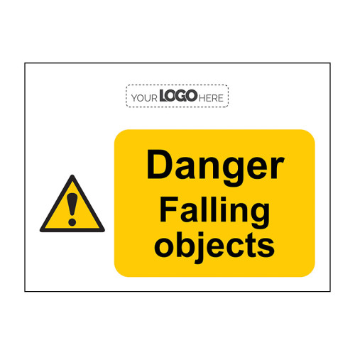 Construction Sign: Danger Falling objects - CRX (600 x 400mm)