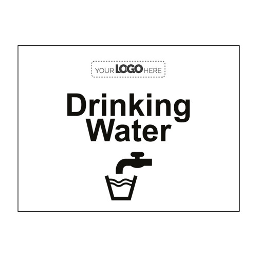 Construction Sign: Drinking water - CRX (400 x 300mm)