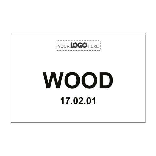 Construction Sign: WOOD 17.02.01 - CRX (600 x 400mm)