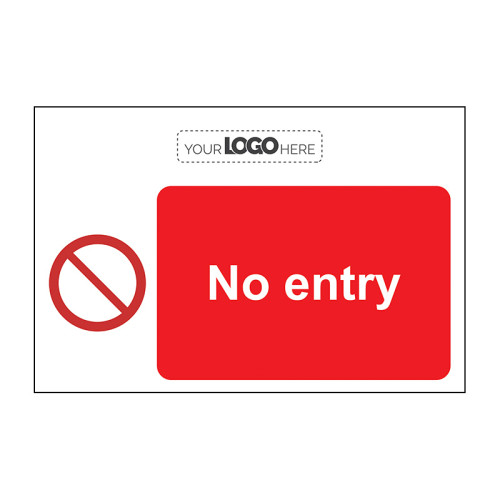 Construction Sign: No entry - CRX (600 x 400mm)