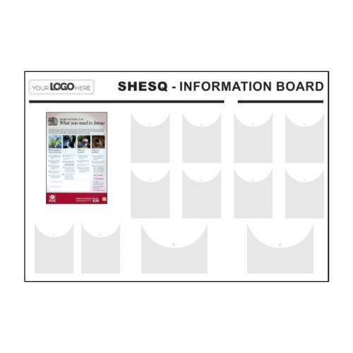 Construction Sign: SHESQ Information Board - ACP (2100 x 1450mm)3mm ACP Board complete with Anti-scuff laminate