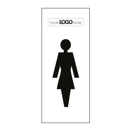 Construction Sign: Ladies Symbol - PP (250 x 50mm)