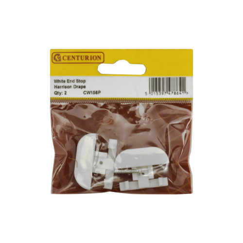 White End Stop Harrison Drape (Pack of 2)