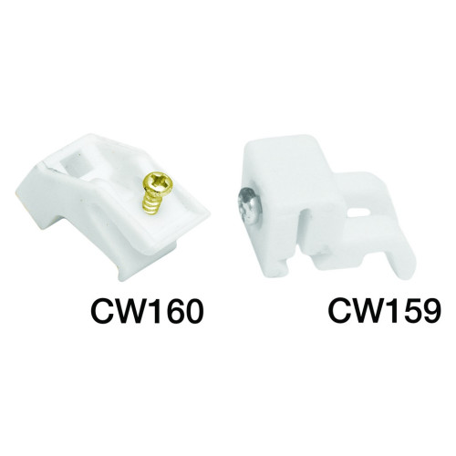 White Rail Bracket Decorail