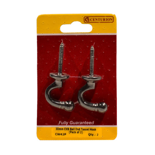 30mm EXB Ball End Tassel Hook (Pack of 2)