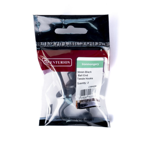 30mm EXB Ball End Tassel Hook (Pack of 2)