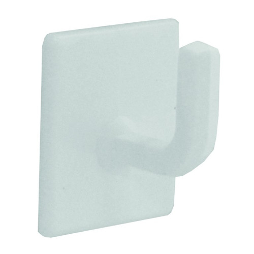 White Plastic Curtain Wire End Hooks