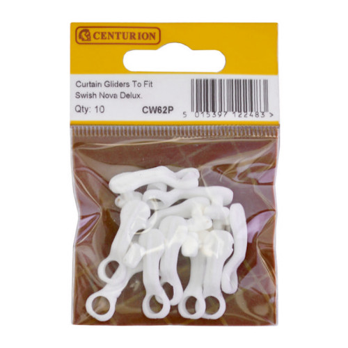 Curtain Gliders To Fit Swish Nova Delux (Pack of 10)