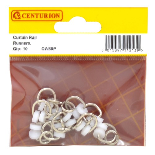 Curtain Rail Runners (Pack of 10)