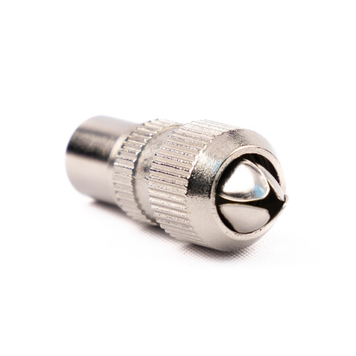 Male Metal Co-Axial Plug (Supplied Loose)