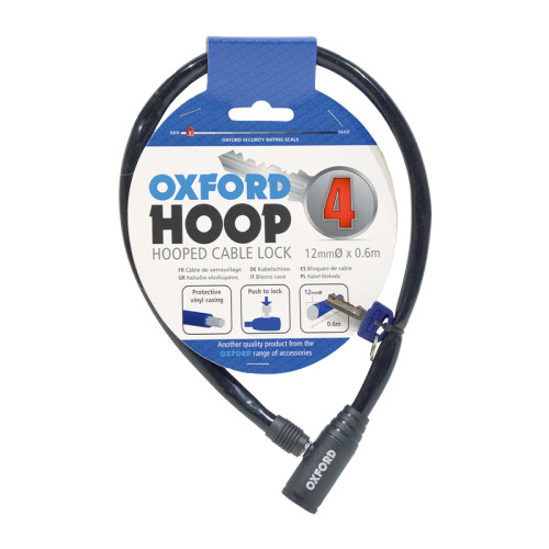 Cable Cycle Lock, 12mm x 600mm