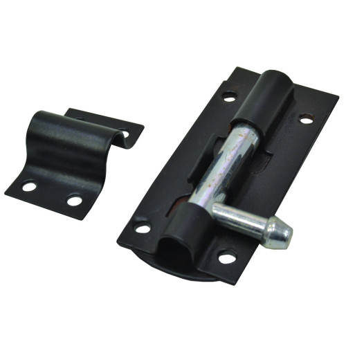 Repair Shop Tower Bolt - Black - 75mm