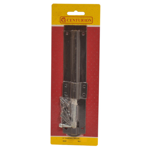 Tower Bolts, Black, 200mm