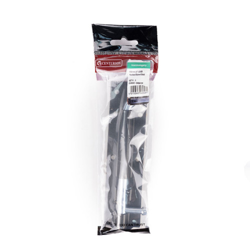 Necked Tower Bolt, Black, 150mm