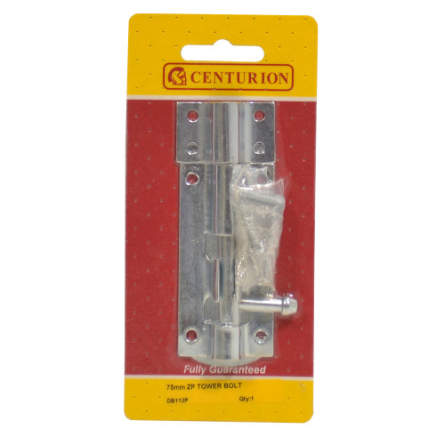 Tower Bolts, Zinc Plated, 75mm