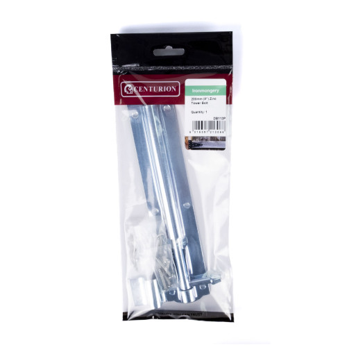 Tower Bolts, Zinc Plated, 200mm