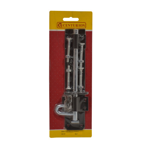 Medium Brenton Padbolts, Black, 200mm