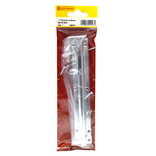 150mm x 25mm (1") CP Straight Barrel Bolt