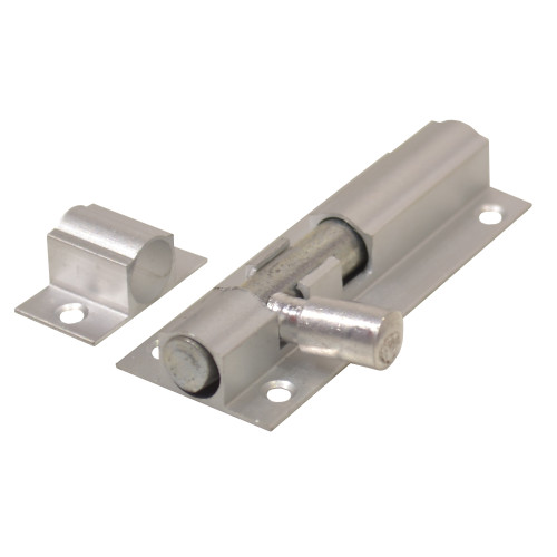 Straight Barrel Bolts, Aluminium, 25mm x 63mm