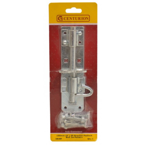 150mm (6") ZP Brenton Padlock Bolt 2A Pattern