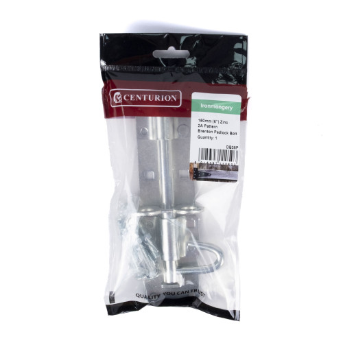 150mm (6") ZP Brenton Padlock Bolt 2A Pattern