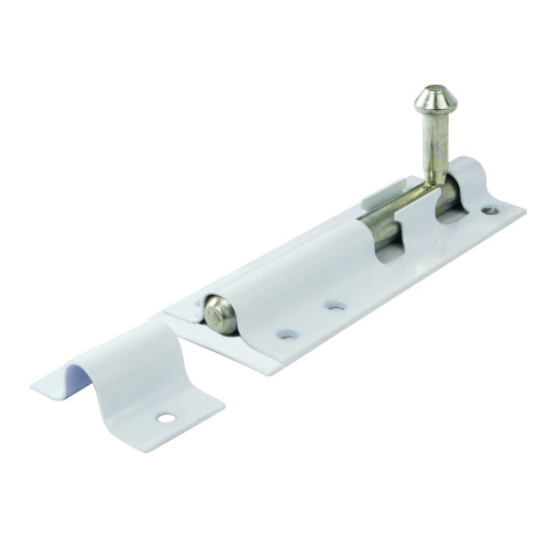 Tower Bolts, White, 100mm