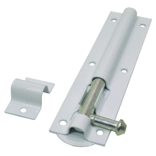 Tower Bolts, White, 150mm