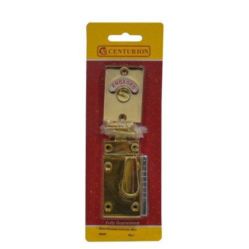 Indicator Bolts, Brassed, 63mm