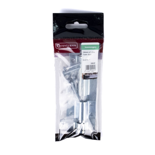 Tower Bolts, Zinc Plated, 100mm