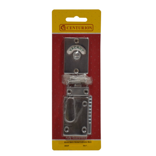 Indicator Bolts, Satin Nickel, 63mm