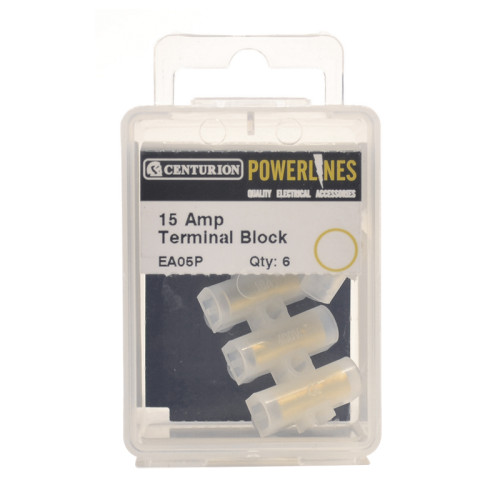15 Amp Terminal Block - 6 Way