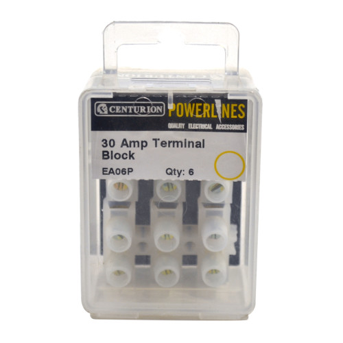 Centurion 30 Amp Terminal Block, EA06L
