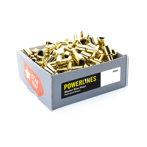 Polished Brass Meter Box Key Display Box (Made to Order)