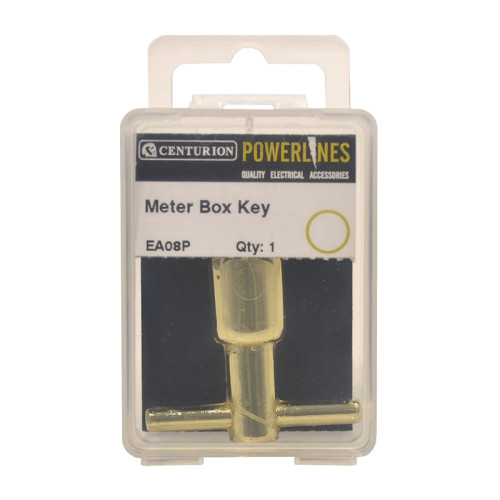Polished Brass Meter Box Key