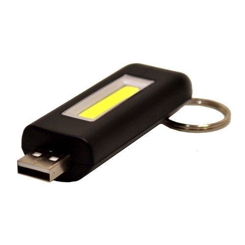 USB Rechargeable Mini Keyring Torch Light