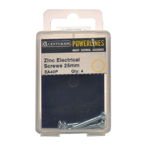 Electrical Socket Screws, M3.5 x 25mm, Zinc Plated