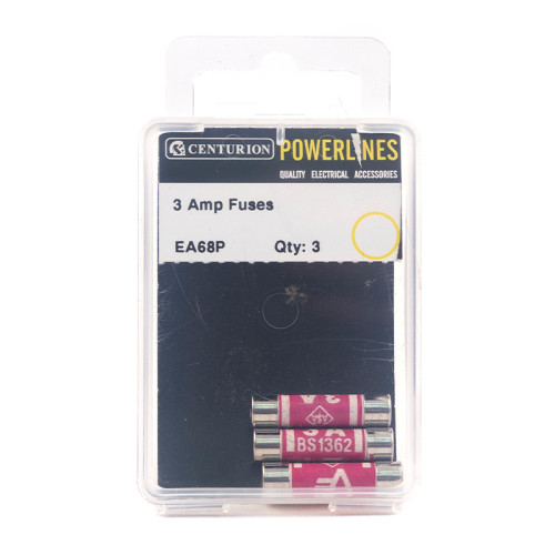 3 Amp Fuse (Pack of 3) -EA68P