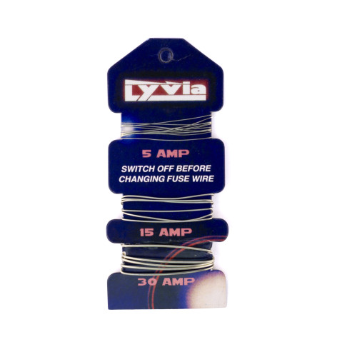 Fuse Wire on Card 5 Amp, 15 Amp and 30 Amp
