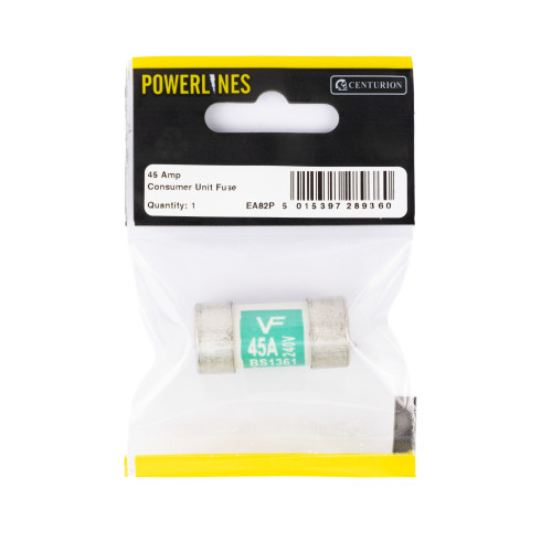45 Amp Consumer Unit Fuse, Pack of 2